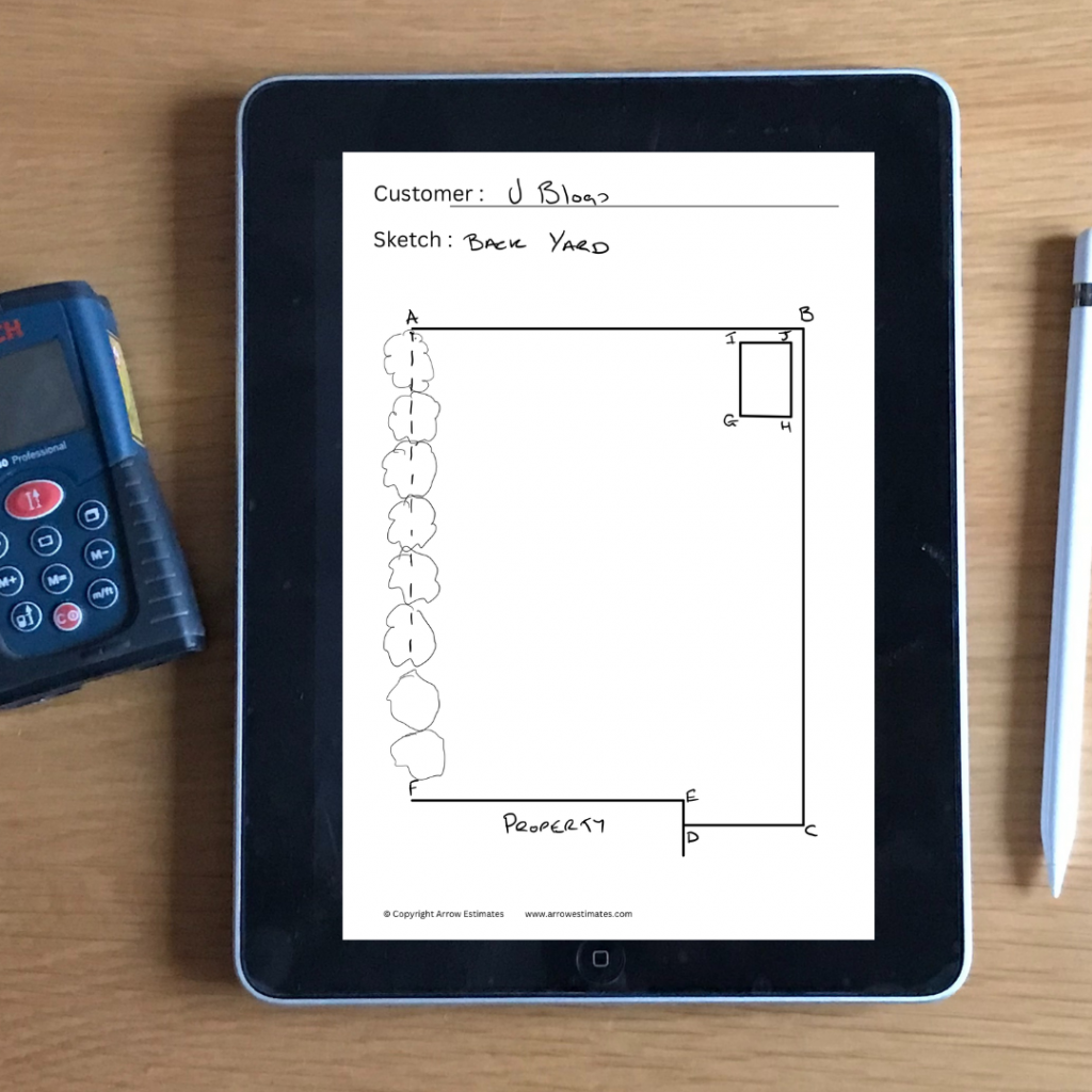 Landscape Survey / Measuring Template