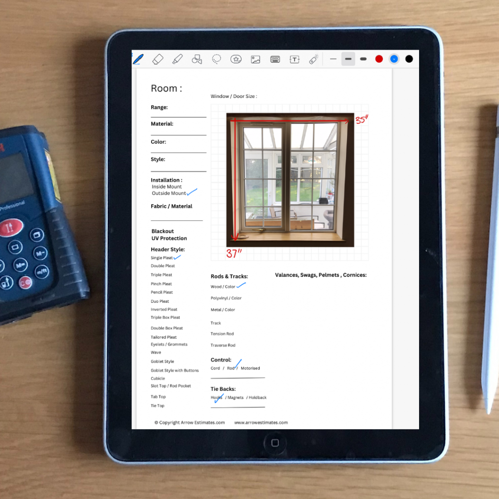 Survey Templates Arrow Estimates